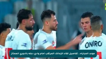 موعد المباراة.. تفاصيل لقاء الزمالك المرتقب أمام وادي دجلة بالدوري الممتاز